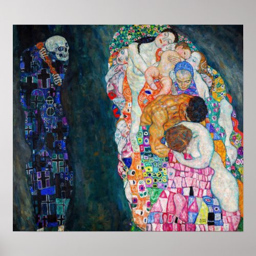 Gustav Klimt _ Death and Life Poster