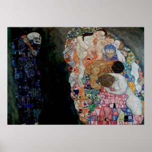 Gustav Klimt – Death and Life Poster