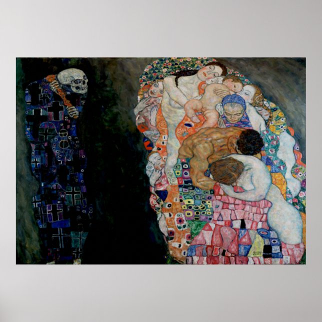 Gustav Klimt – Death and Life Poster (Front)