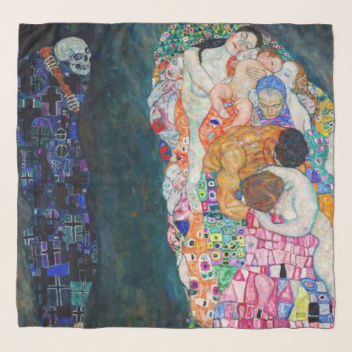 Gustav Klimt _ Death and Life Scarf