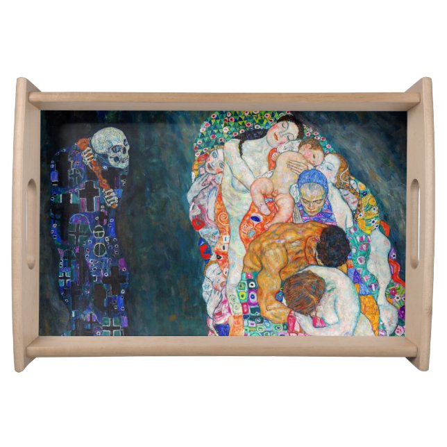 Gustav Klimt - Death and Life Serving Tray (Front)