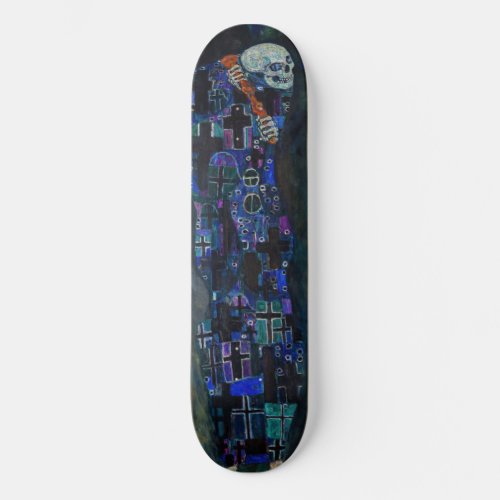 Gustav Klimt _ Death and Life Skateboard