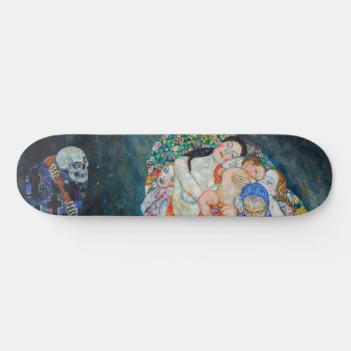 Gustav Klimt _ Death and Life Skateboard