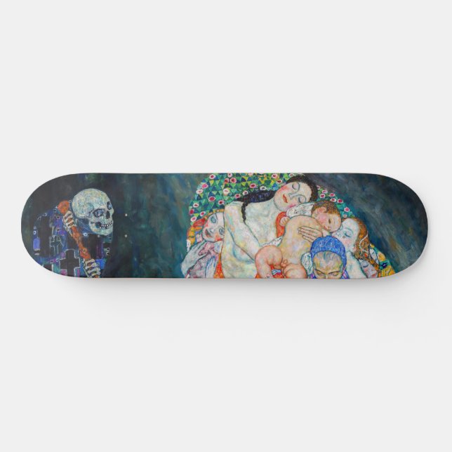 Gustav Klimt - Death and Life Skateboard (Horz)