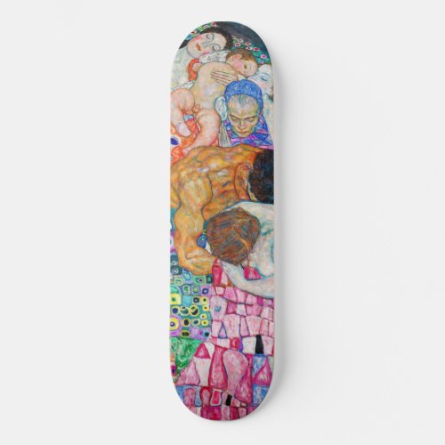 Gustav Klimt _ Death and Life Skateboard