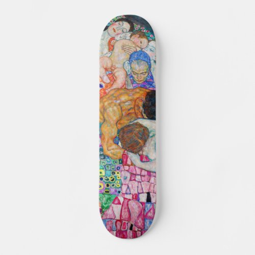 Gustav Klimt _ Death and Life Skateboard