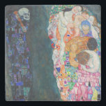 Gustav Klimt - Death and Life Stone Coaster<br><div class="desc">Death and Life - Gustav Klimt,  Oil on Canvas,  1910-1915</div>