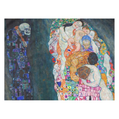 Gustav Klimt _ Death and Life Tablecloth