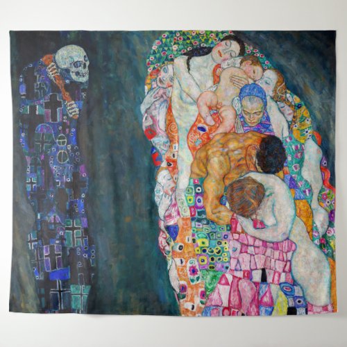 Gustav Klimt _ Death and Life Tapestry
