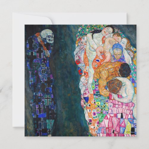 Gustav Klimt _ Death and Life Thank You Card