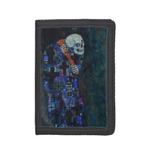 Gustav Klimt - Death and Life Tri-fold Wallet