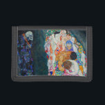Gustav Klimt - Death and Life Trifold Wallet<br><div class="desc">Death and Life - Gustav Klimt,  Oil on Canvas,  1910-1915</div>
