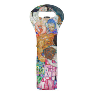 Gustav Klimt - Death and Life Wine Bag