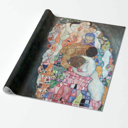 Gustav Klimt Death and Life Wrapping Paper