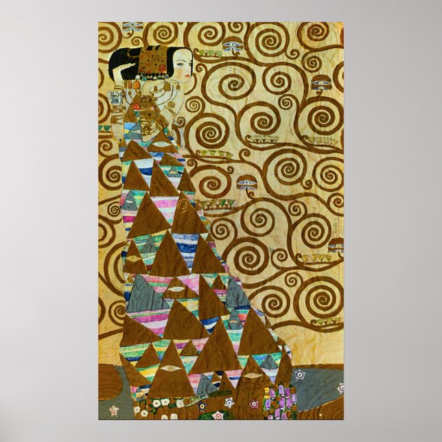 Gustav Klimt Expectation Poster (Front)