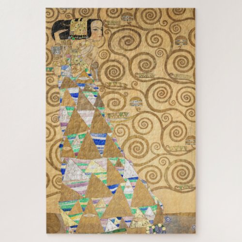 Gustav Klimt _ Expectation Stoclet Frieze Jigsaw Puzzle