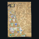 Gustav Klimt - Expectation, Stoclet Frieze Kitchen Towel<br><div class="desc">The Tree of Life,  Stoclet Frieze,  Expectation - Gustav Klimt,  Cardboard,  1909</div>