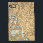 Gustav Klimt - Expectation, Stoclet Frieze Kitchen Towel<br><div class="desc">The Tree of Life,  Stoclet Frieze,  Expectation - Gustav Klimt,  Cardboard,  1909</div>