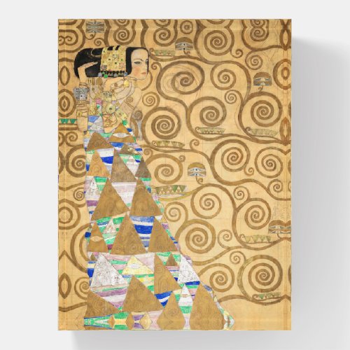 Gustav Klimt _ Expectation Stoclet Frieze Paperweight