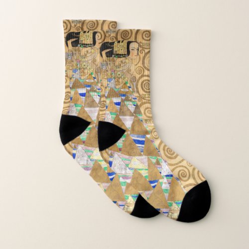 Gustav Klimt _ Expectation Stoclet Frieze Socks