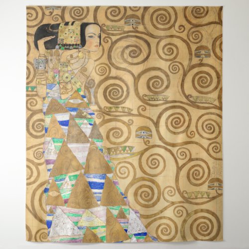 Gustav Klimt _ Expectation Stoclet Frieze Tapestry