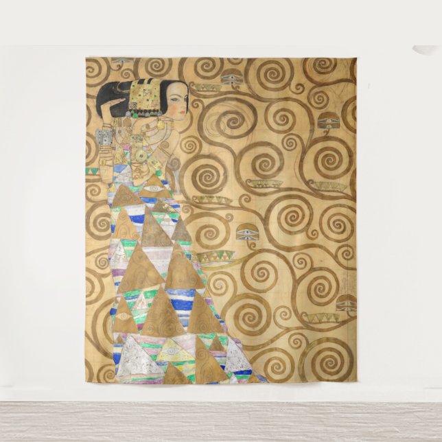 Gustav Klimt - Expectation, Stoclet Frieze Tapestry (Front)