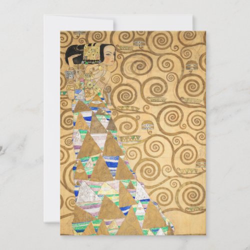 Gustav Klimt _ Expectation Stoclet Frieze Thank You Card