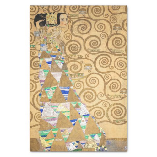 Gustav Klimt _ Expectation Stoclet Frieze Tissue Paper
