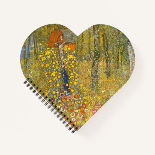 Gustav Klimt Farm Garden with Crucifix Notebook
