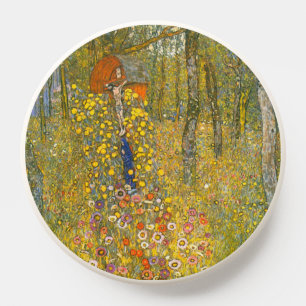 Gustav Klimt Farm Garden with Crucifix PopSocket