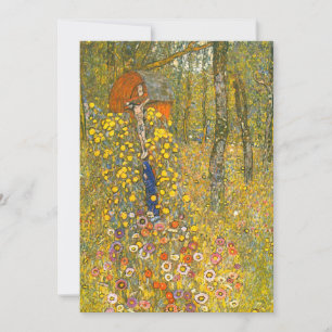 Gustav Klimt Farm Garden with Crucifix Save The Date
