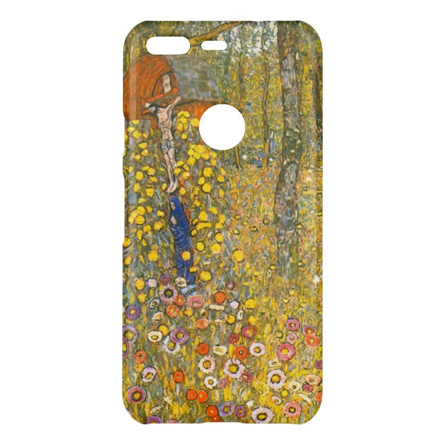 Gustav Klimt Farm Garden with Crucifix Uncommon Google Pixel Case (Back)