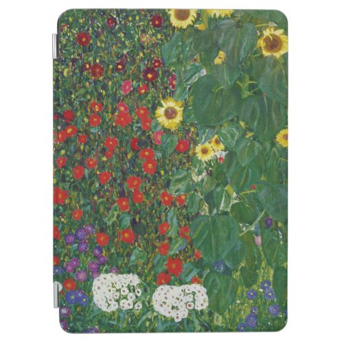 Gustav Klimt _ Farm Garden With Flowers iPad Air Cover