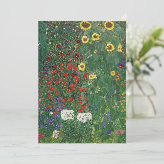 Gustav Klimt - Farm Garden with Sunflowers (Standing Front)