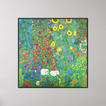 Gustav Klimt - Farm Garden with Sunflowers
