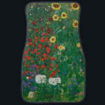 Gustav Klimt - Farm Garden with Sunflowers Car Floor Mat<br><div class="desc">Gustav Klimt - Farm Garden with Sunflowers</div>