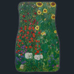 Gustav Klimt - Farm Garden with Sunflowers Car Floor Mat<br><div class="desc">Gustav Klimt - Farm Garden with Sunflowers</div>