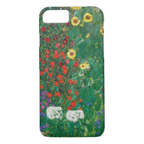 Gustav Klimt - Farm Garden with Sunflowers iPhone 8/7 Case