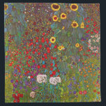 Gustav Klimt Farm Garden with Sunflowers Napkins<br><div class="desc">Gustav Klimt Farm Garden with Sunflowers napkins. Oil painting on canvas from 1905-06. Though Klimt is most recognized for his gold period that produced classic works like The Kiss and Portrait of Adele Bloch Bauer, the artist also produced some tremendously charming landscape paintings. Garden Farm with Sunflowers features a rich...</div>