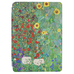 Gustav Klimt Farm Garden With Sunflowers Painting iPad Air Cover