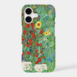 Gustav Klimt Farm Garden With Sunflowers Painting iPhone 17 Case