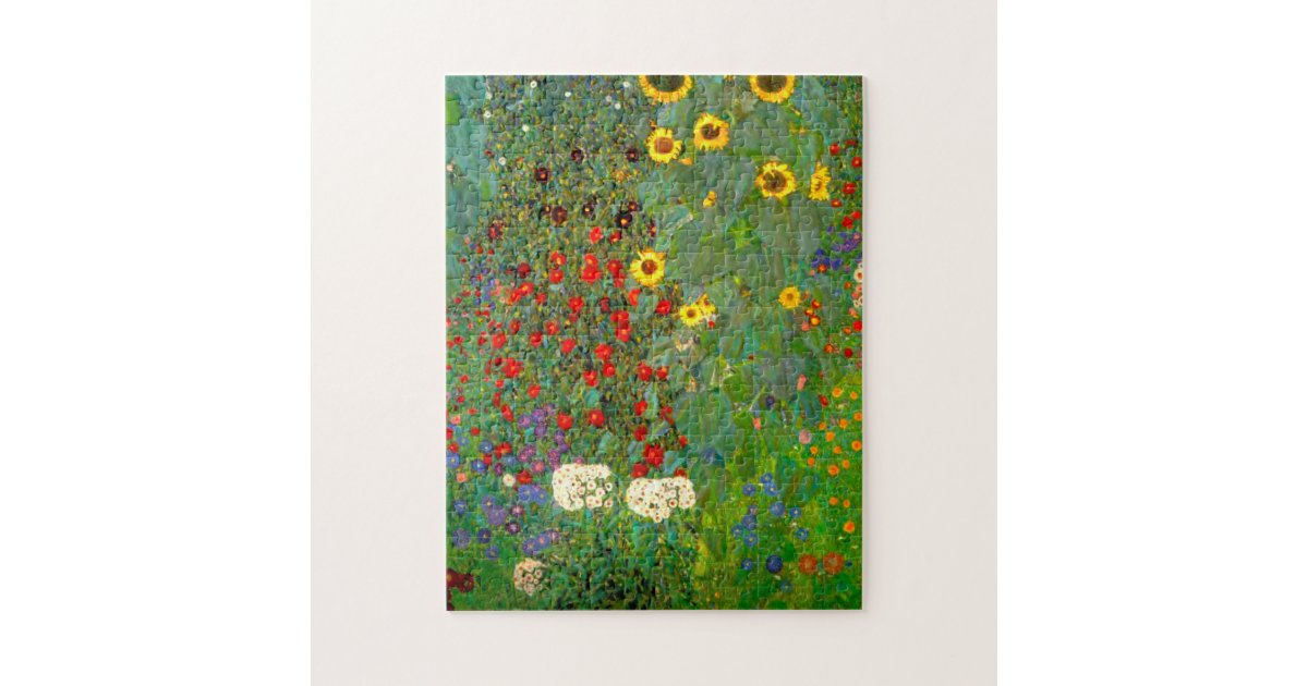Gustav Klimt Farm Garden With Sunflowers Puzzle Zazzle Com - Gustav Klimt Farm Garden With Sunflowers Gustav Klimt Farm Garden With Sunflowers Puzzle Zazzle Com - Gustav Klimt Farm Garden With Sunflowers