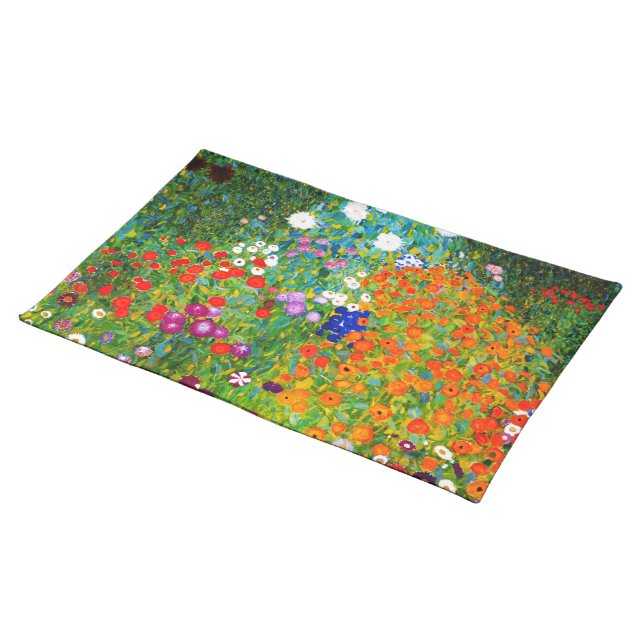 Gustav Klimt , "Farmhouse garden" Placemat (On Table)