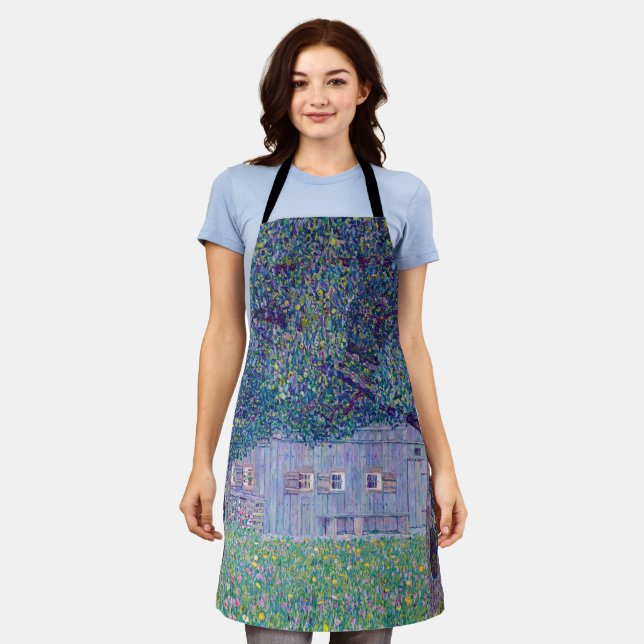 Gustav Klimt - Farmhouse in Upper Austria Apron (Worn)