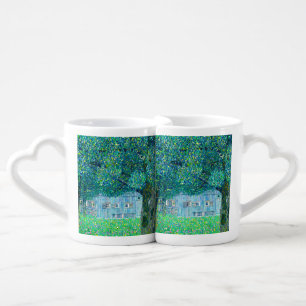 Gustav Klimt Farmhouse in Upper Austria Coffee Mug Set