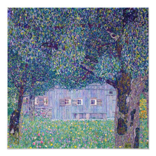 Gustav Klimt _ Farmhouse in Upper Austria Photo Print