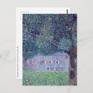 Gustav Klimt - Farmhouse in Upper Austria Postcard