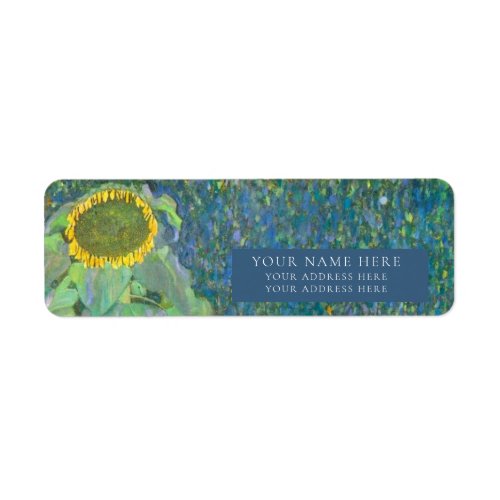 GUSTAV KLIMT FINE ART RETURN ADDRESS LABEL