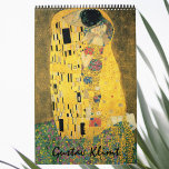Gustav Klimt Fine Art, Vintage Art Nouveau Calenda Calendar<br><div class="desc">Vintage fine art calendar featuring art nouveau paintings by Gustav Klimt. Cover - The Kiss January - Beech Forest February - The Kiss March - Portrait Of Baroness Elizabeth Bacchofen Echt April - Farmergarden with Sunflower May - Lady with Fan June - Malcesine on Lake Garda July - Sunflower August...</div>