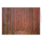 Gustav Klimt Fir Forest Tannenwald Red Trees (Front Horizontal)